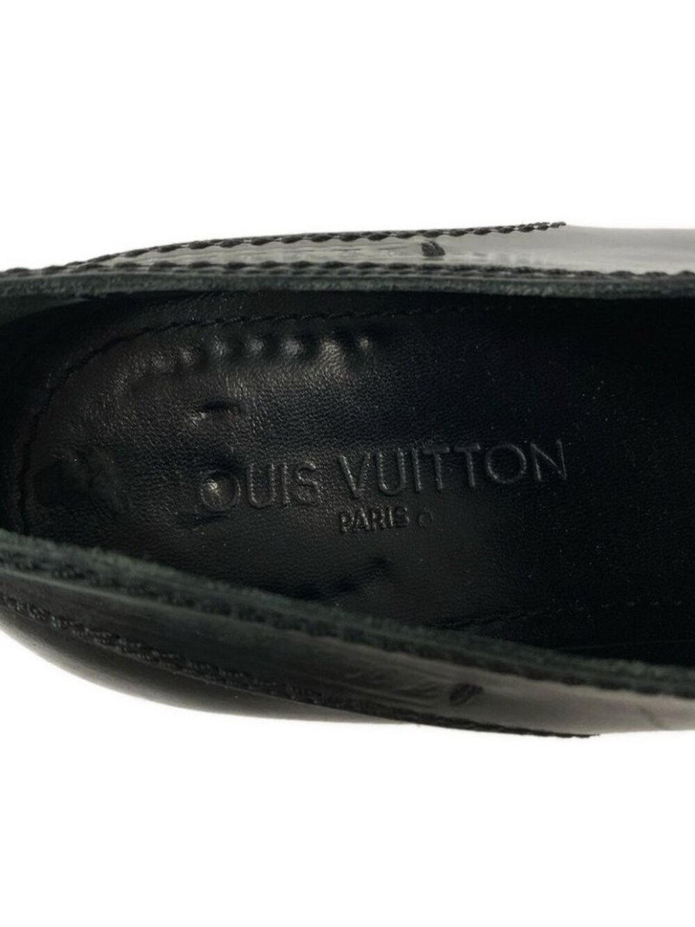 Louis Vuitton Shoes 8 Black Leather - Picture 5 of 6